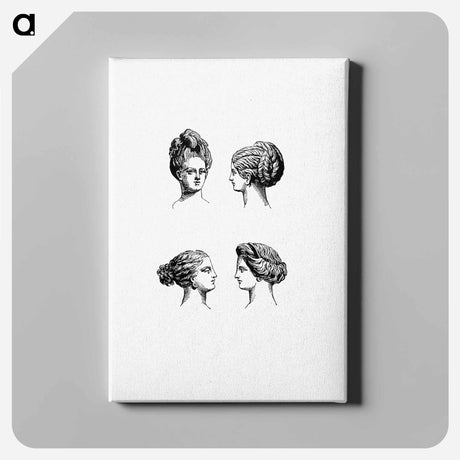 アートパネル-Vintage Feminine Hairstyles From Greek Pictures
 - 大英図書館 Canvas.