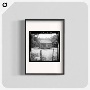 アートポスター-Home of turpentine worker near Cordele, Alabama - ドロテア ラング Poster.