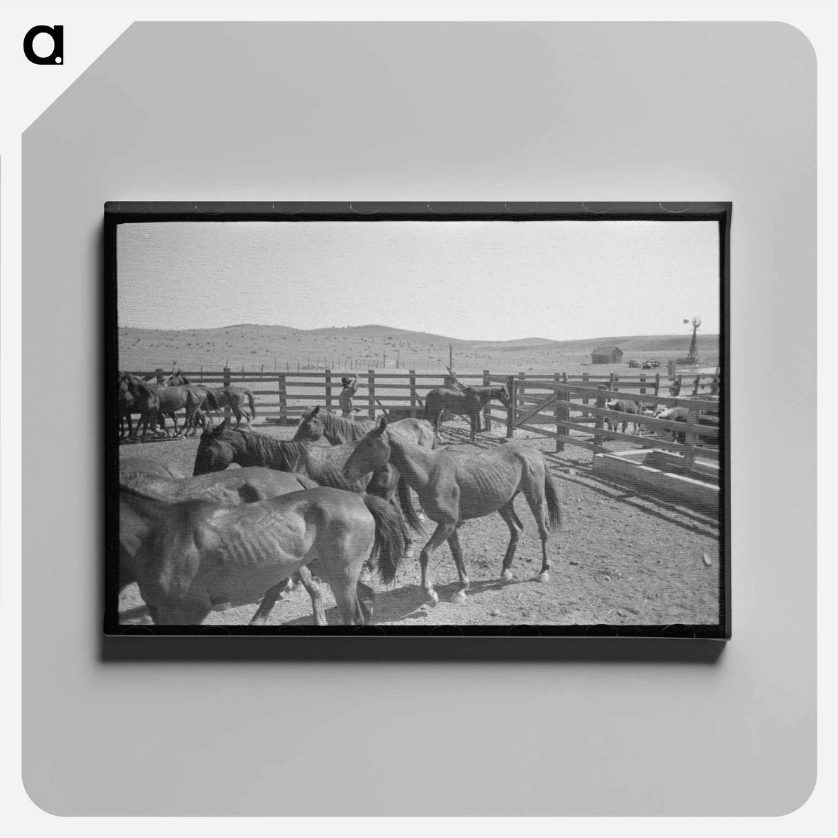 アートパネル-Casa Grande Farms Wife
 - ラッセル リー Canvas.