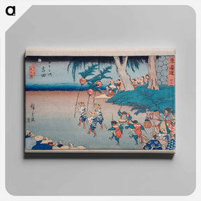 アートパネル-Tennō Festival on the Fifteenth Day of the Sixth Month
 - 歌川 広重 Canvas.