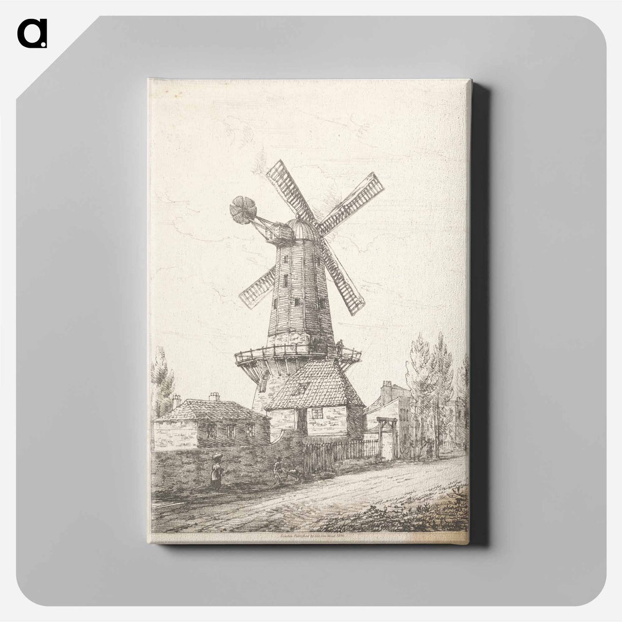 アートパネル-Wind Mill at Lambeth
 - イェール大学アートギャラリー Canvas.