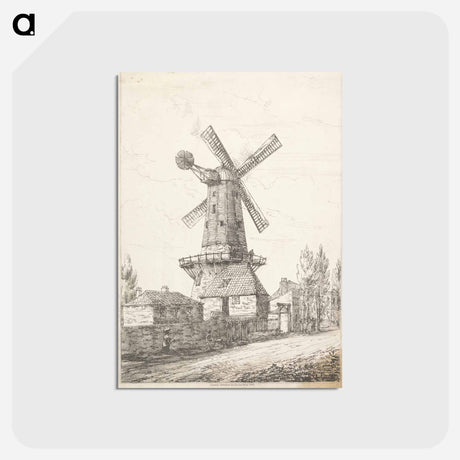 アートポストカード-Wind Mill at Lambeth
 - イェール大学アートギャラリー Postcard.