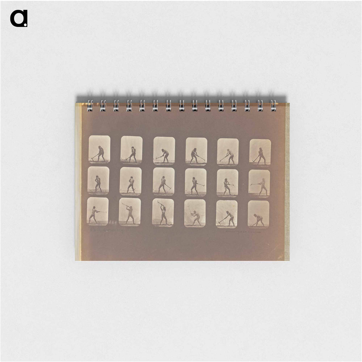 アートメモ帳-Pick Swinging
 - エドワード マイブリッジ Memo.