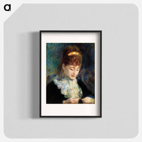 アートポスター-Woman Crocheting
 - バーンズ・コレクション Poster.