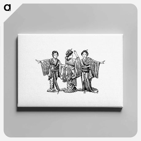 アートパネル-Geishas from The Japs At Home
 - 大英図書館 Canvas.