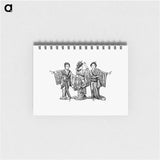 アートメモ帳-Geishas from The Japs At Home
 - 大英図書館 Memo.