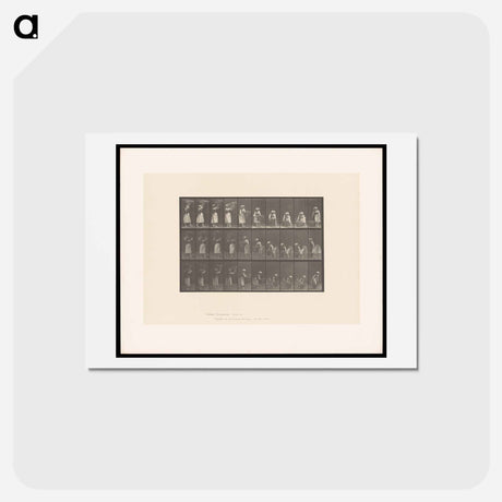アートポストカード-Woman with Basket
 - エドワード マイブリッジ Postcard.