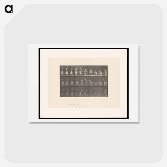 アートポストカード-Woman with Basket
 - エドワード マイブリッジ Postcard.