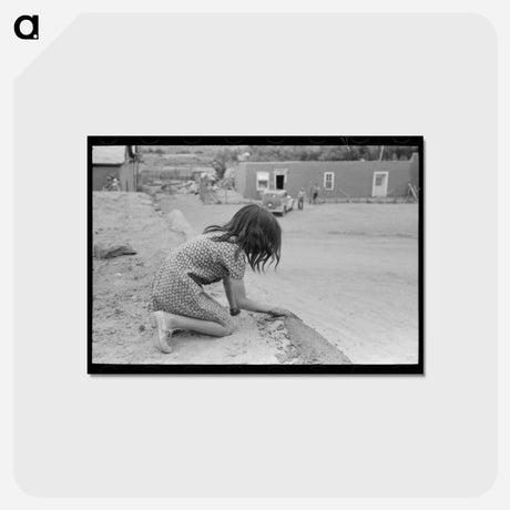 アートポストカード-Costilla Adobe
 - ラッセル リー Postcard.