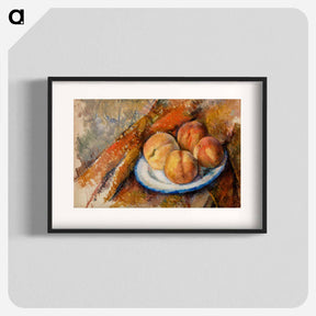 アートポスター-Four Peaches on a Plate
 - バーンズ・コレクション Poster.