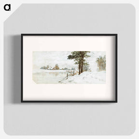 アートポスター-Winter Landscape
 - ボストン公共図書館 Poster.