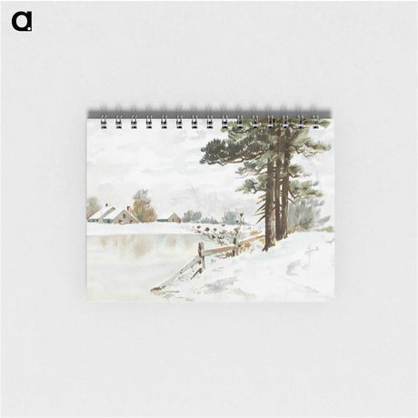 アートメモ帳-Winter Landscape
 - ボストン公共図書館 Memo.