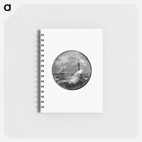 アートメモ帳-Lighthouse in Stormy Seas
 - 大英図書館 Memo.