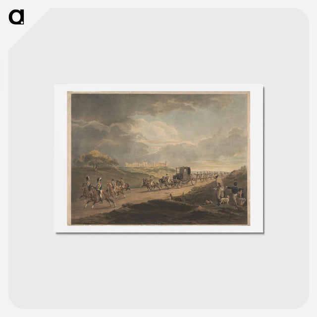 アートポストカード-His Majesty King George III returning to Town from Windsor with an Escort of tenth Prince of Wales' Own Light Dragoons.
 - イェール大学アートギャラリー Postcard.