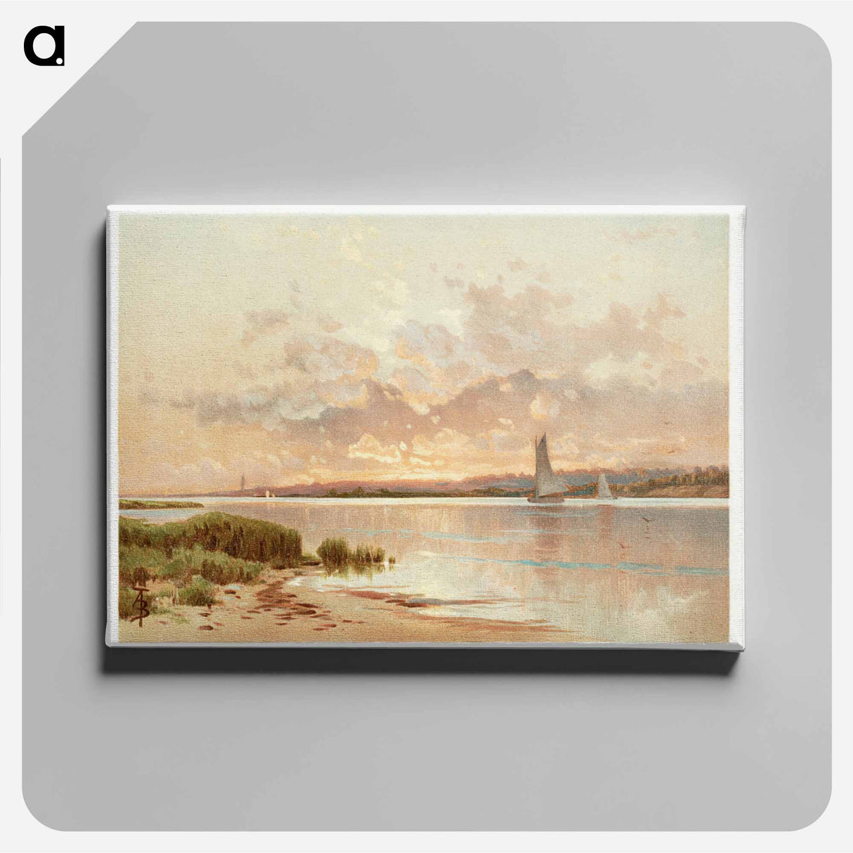 アートパネル-Sunset, Shinnecock Bay
 - ボストン公共図書館 Canvas.