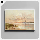 アートパネル-Sunset, Shinnecock Bay
 - ボストン公共図書館 Canvas.