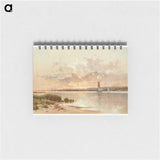 アートメモ帳-Sunset, Shinnecock Bay
 - ボストン公共図書館 Memo.