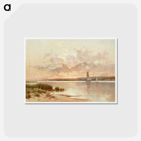 アートポストカード-Sunset, Shinnecock Bay
 - ボストン公共図書館 Postcard.