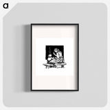 アートポスター-Woman Teaching a Child from Sing-Song
 - 大英図書館 Poster.