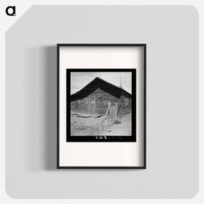 アートポスター-Family living in shacktown community - ドロテア ラング Poster.