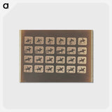 アートポストカード-Leaping
 - エドワード マイブリッジ Postcard.