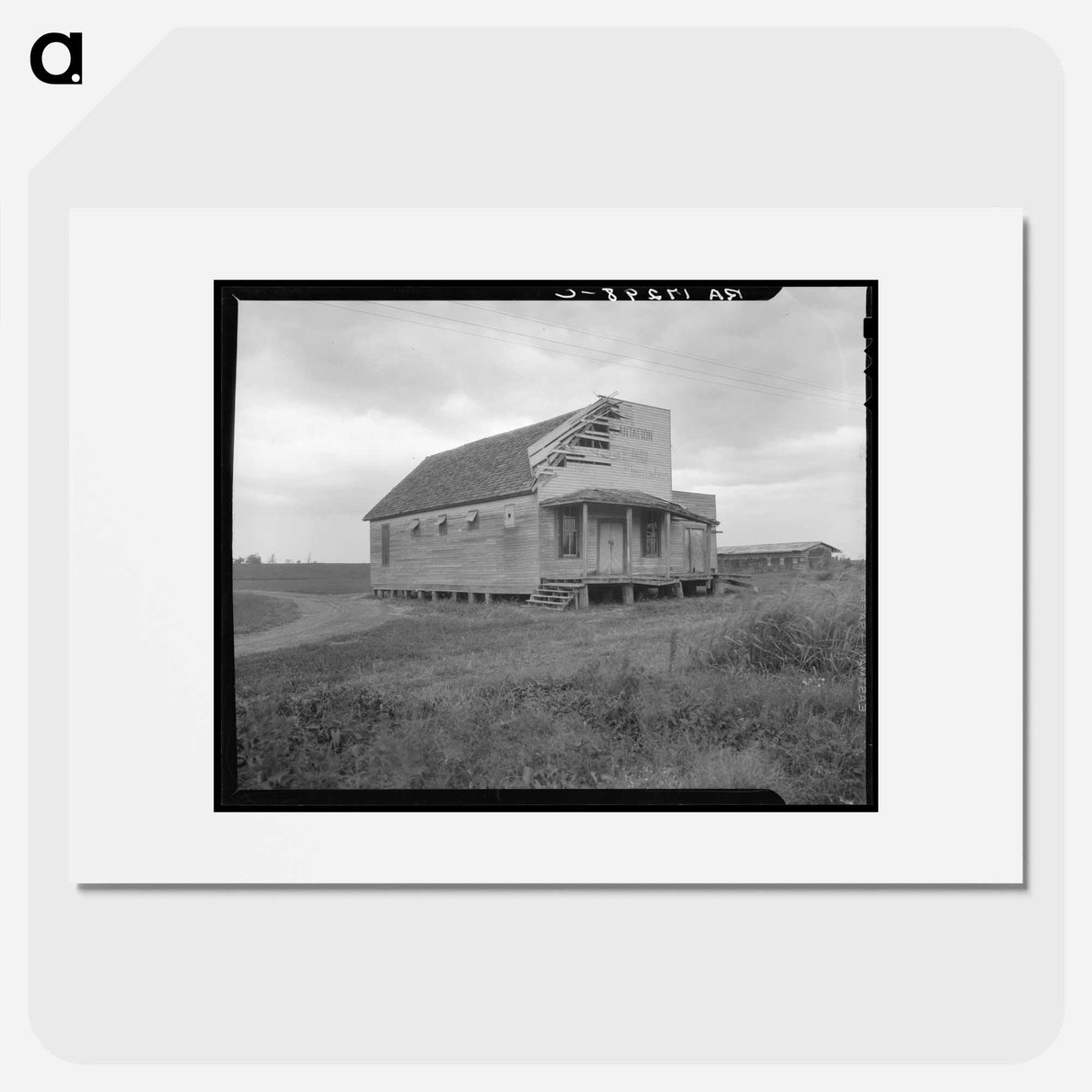 Commissary of the Gold Dust Plantation near Clarksdale, Mississippi - Dorothea Lange Poster.