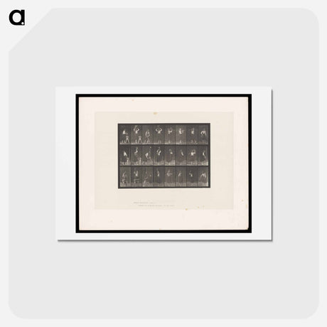 アートポストカード-Woman Pouring Water
 - エドワード マイブリッジ Postcard.