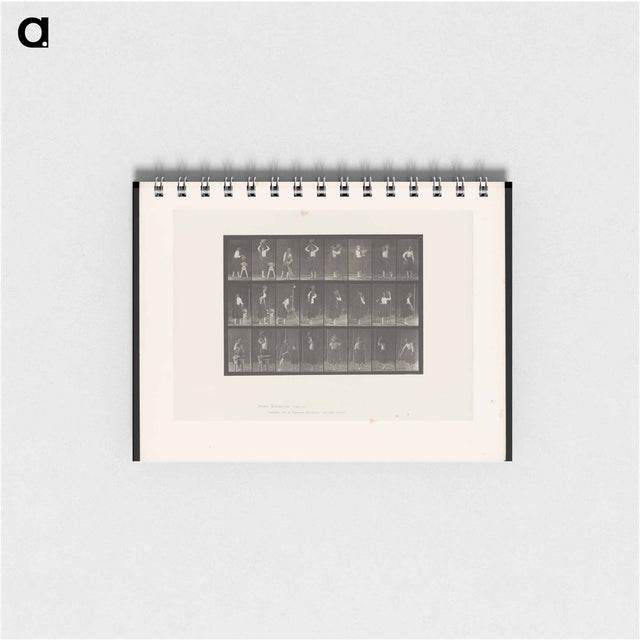 アートメモ帳-Woman Pouring Water
 - エドワード マイブリッジ Memo.