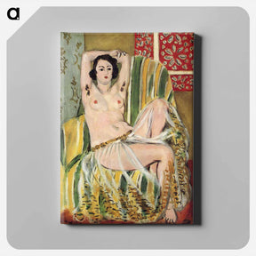 アートパネル-Moorish Woman with Upheld Arms - アンリ マティス Canvas.