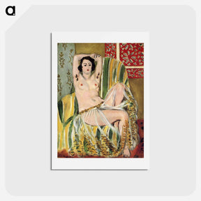 アートポストカード-Moorish Woman with Upheld Arms - アンリ マティス Postcard.