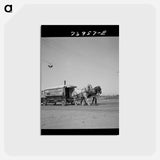 アートポストカード-Scissors Grinder
 - ラッセル リー Postcard.