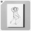 アートパネル-Little Girl from Verses For Grannies
 - 大英図書館 Canvas.