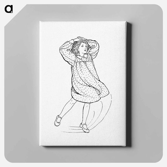 アートパネル-Little Girl from Verses For Grannies
 - 大英図書館 Canvas.