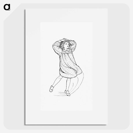 アートポスター-Little Girl from Verses For Grannies
 - 大英図書館 Poster.