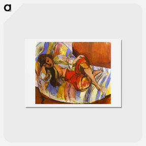 アートポストカード-Odalisque - アンリ マティス Postcard.