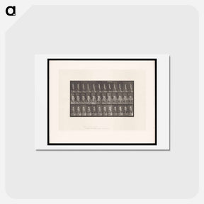 アートポストカード-Woman with Buckets
 - エドワード マイブリッジ Postcard.
