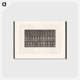 アートポストカード-Woman with Buckets
 - エドワード マイブリッジ Postcard.
