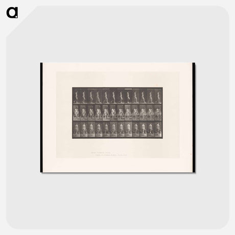 アートポストカード-Woman with Buckets
 - エドワード マイブリッジ Postcard.