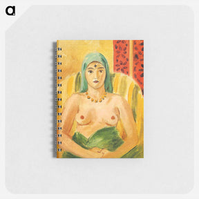 アートメモ帳-Odalisque, Half-Length (The Tatoo) - アンリ マティス Memo.