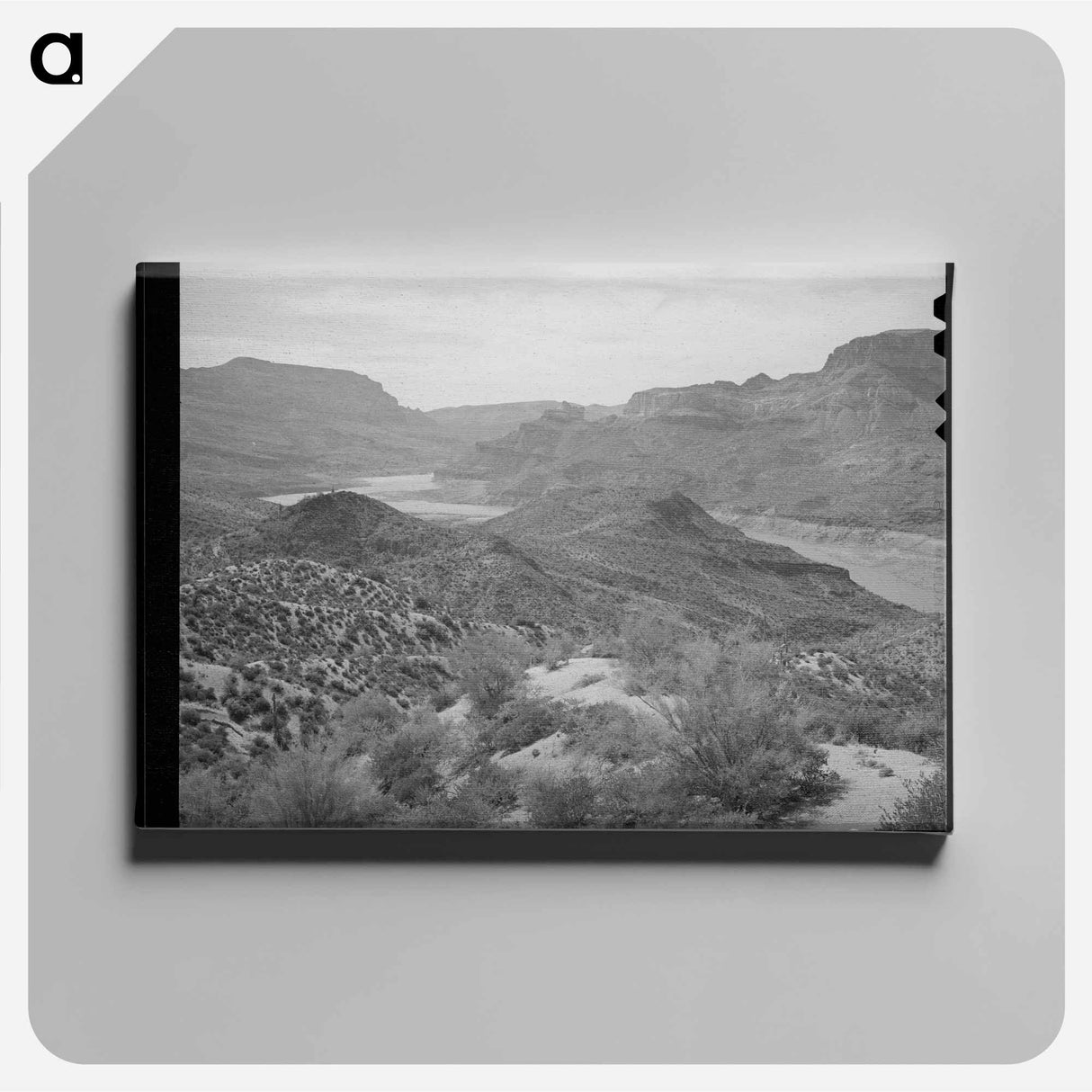 アートパネル-Highway Scene, Idaho County
 - ラッセル リー Canvas.