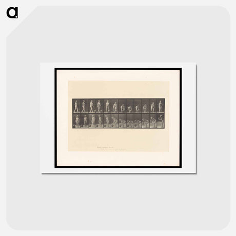 アートポストカード-The Water Bearer
 - エドワード マイブリッジ Postcard.