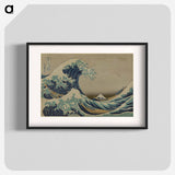 アートポスター-The Great Wave off Kanagawa - 葛飾 北斎 Poster.