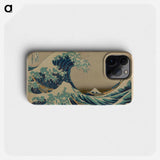 The Great Wave off Kanagawa - 葛飾 北斎 Phone Case.