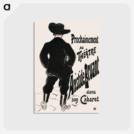 アートポストカード-Bruant au Mirliton
 - クリーブランド美術館 Postcard.