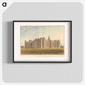 アートポスター-North East View of Hatfield House
 - イェール大学アートギャラリー Poster.