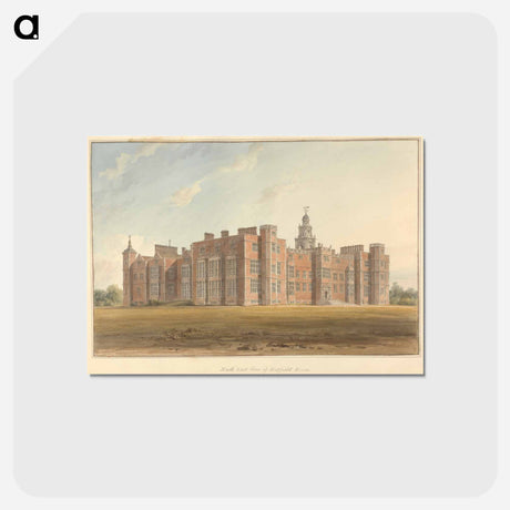 アートポストカード-North East View of Hatfield House
 - イェール大学アートギャラリー Postcard.