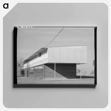 アートパネル-Row of Apartments at Yuba City Farm Workers' Camp
 - ラッセル リー Canvas.