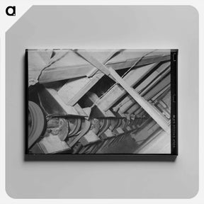 アートパネル-Rice Polishing, Abbeville, Louisiana
 - ラッセル リー Canvas.