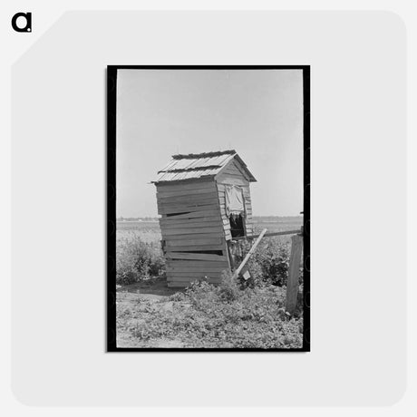 アートポストカード-Privy, Southeast Missouri Farms
 - ラッセル リー Postcard.