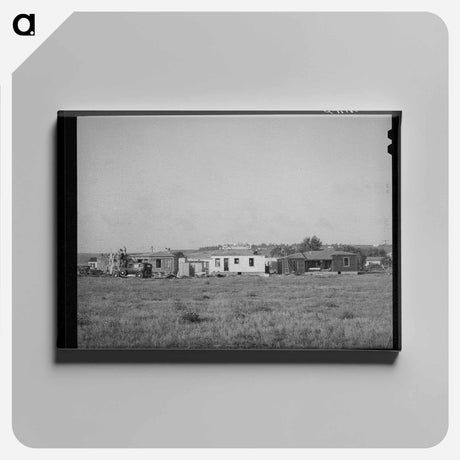 アートパネル-Houses Under Construction, Pacific Beach
 - ラッセル リー Canvas.